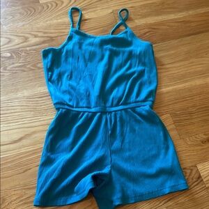 Teal Kids One Piece romper